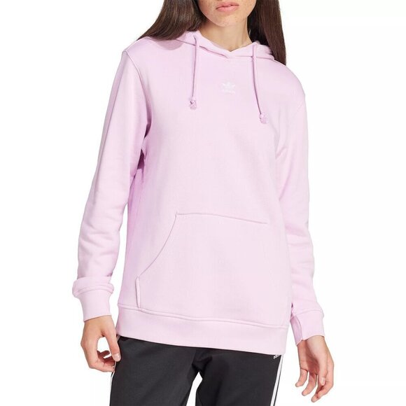 NWT Adidas Originals Adicolor Essentials Pink Fleece Hoodie - Picture 7 of 7